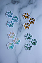 Load image into Gallery viewer, Tropical Paw Print Sticker
