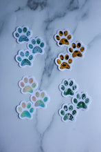 Load image into Gallery viewer, Rainbow Pastel Paw Print Sticker