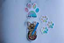Load image into Gallery viewer, Rainbow Pastel Paw Print Sticker