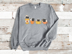Pumpkin Spice Cat Sweatshirt