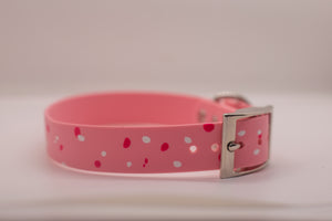 Splatter Valentine's Day Dog Collar