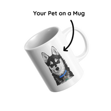 Load image into Gallery viewer, Custom Pet Portrait Mug