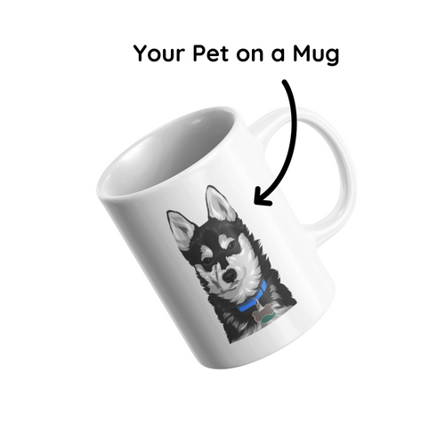 Unique Ghost Dogs Car Ride Ceramic Mug