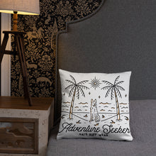 Load image into Gallery viewer, Dog Beach Pillow