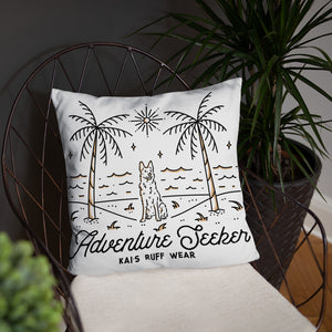 Dog Beach Pillow
