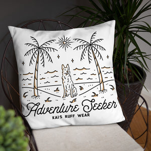 Dog Beach Pillow