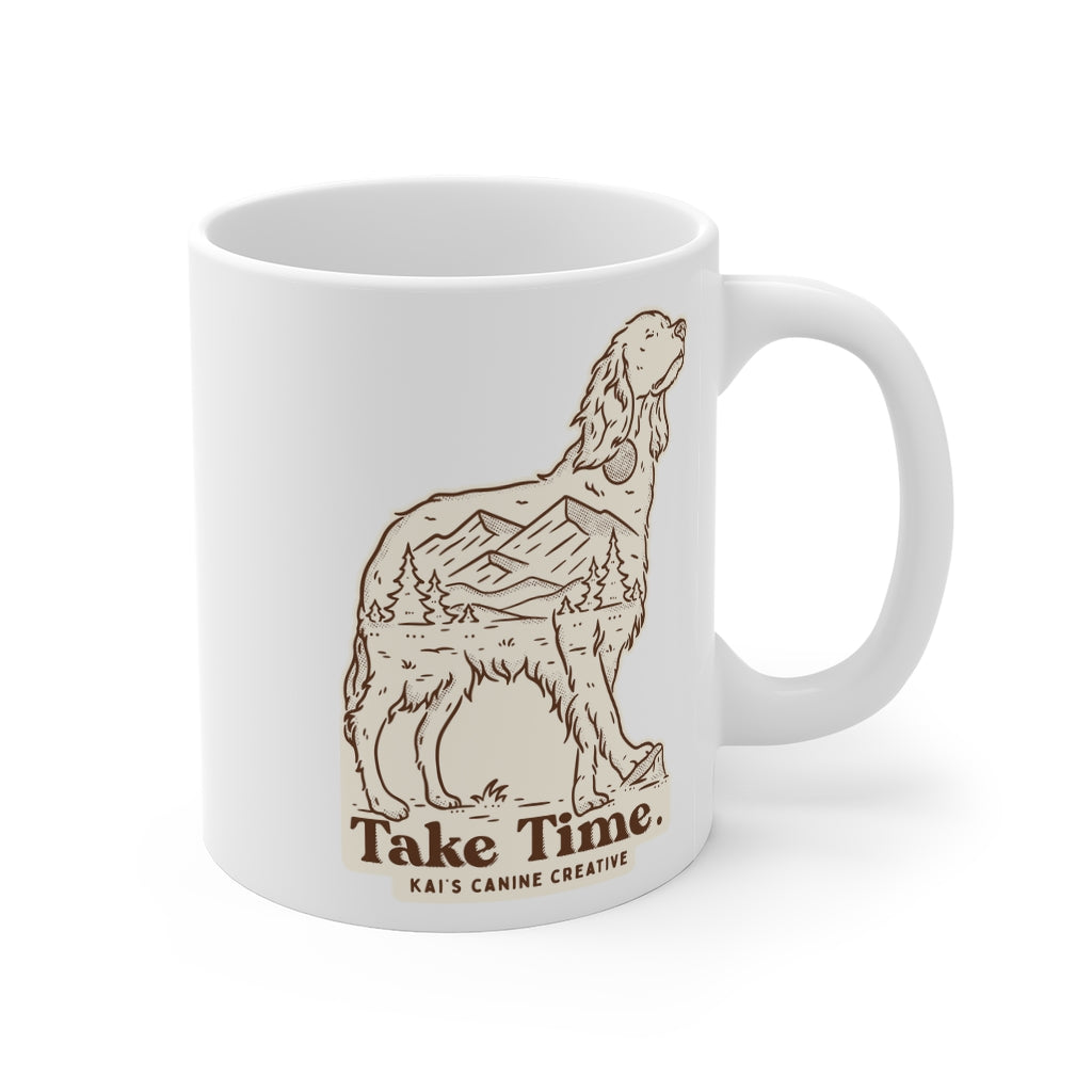 Take Time Dog Mug