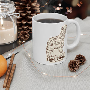 Take Time Dog Mug