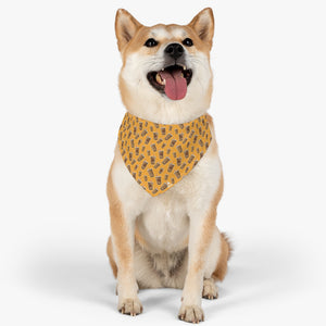 Iced Coffee Pet Bandana - Over the Collar