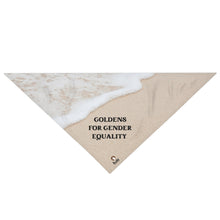 Load image into Gallery viewer, Goldens for Gender Equality Pet Bandana