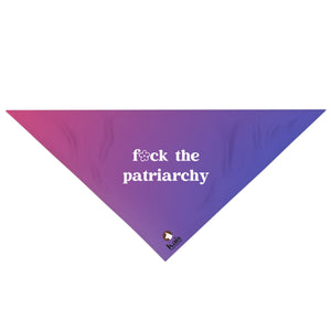 F*ck The Patriarchy Dog Bandana