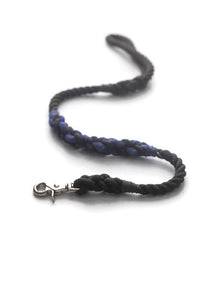 Thin Blue Line Rope Dog Leash - Kai's Ruff Wear