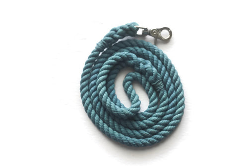 Teal Rope Dog Leash - Kai's Ruff Wear