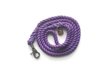 Load image into Gallery viewer, Single Color Rope Dog Leash