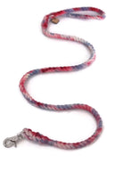 Load image into Gallery viewer, Red, White, and Blue Tie Dye Rope Leash - Kai&#39;s Ruff Wear