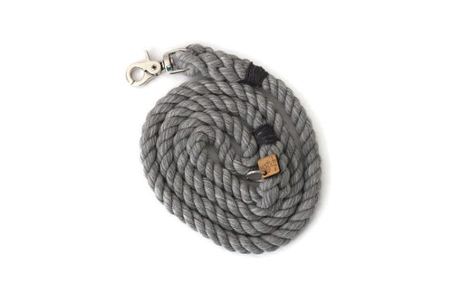 Grey Rope Dog Leash - Kai's Ruff Wear