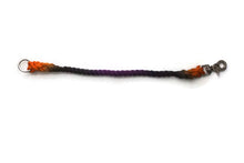 Load image into Gallery viewer, Black, Orange, and Purple Rope Dog Collar - Kai&#39;s Ruff Wear