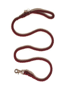 Burgundy Rope Dog Leash - Kai's Ruff Wear