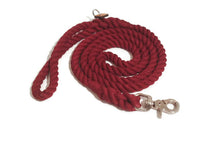 Load image into Gallery viewer, Burgundy Rope Dog Leash - Kai&#39;s Ruff Wear