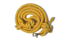 Load image into Gallery viewer, Yellow Knotted Rope Dog Leash - Kai&#39;s Ruff Wear