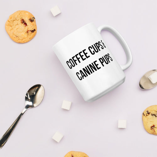 Coffee Cup & Canine Pups Mug - Kai's Ruff Wear