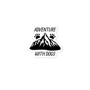 Adventure with Dogs Sticker