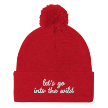 Load image into Gallery viewer, Into the Wild Pom Beanie