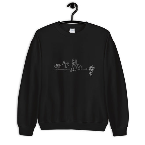 Dog And Plant Lover Sweatshirt