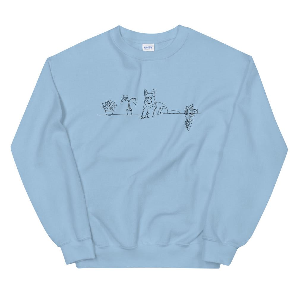 Dog and Plant Lover Sweatshirt