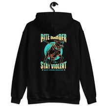 Load image into Gallery viewer, Bite Harder Stay Violent Hoodie