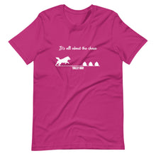 Load image into Gallery viewer, FastCat Lure Coursing Alaskan Malamute Shirt in Berry