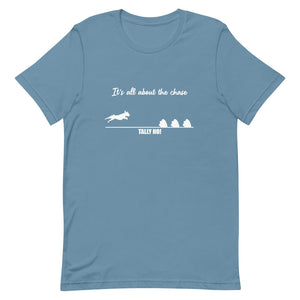Blue FastCat AKC American Hairless Terrier Shirt Lure Course
