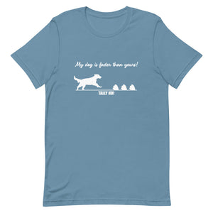 FastCat Flat Coated Retriever Shirt | Faster than Yours