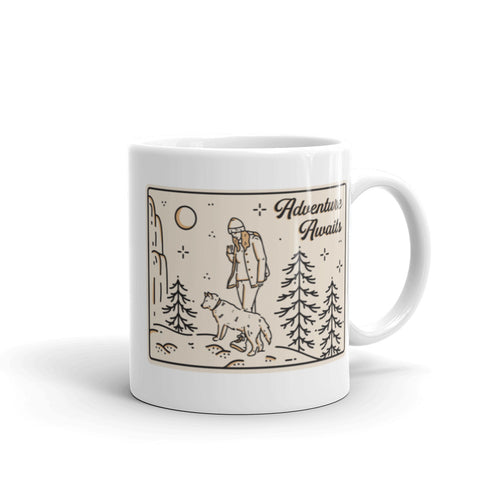 Adventure Awaits mug