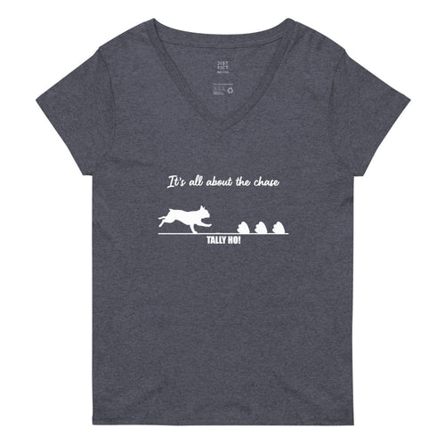 FastCat French Bulldog  V-Neck Shirt